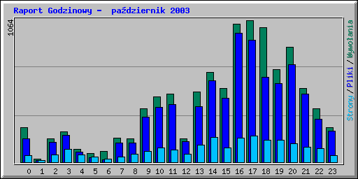 Raport Godzinowy -  padziernik 2003