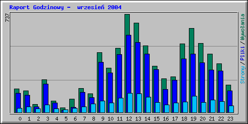 Raport Godzinowy -  wrzesie 2004